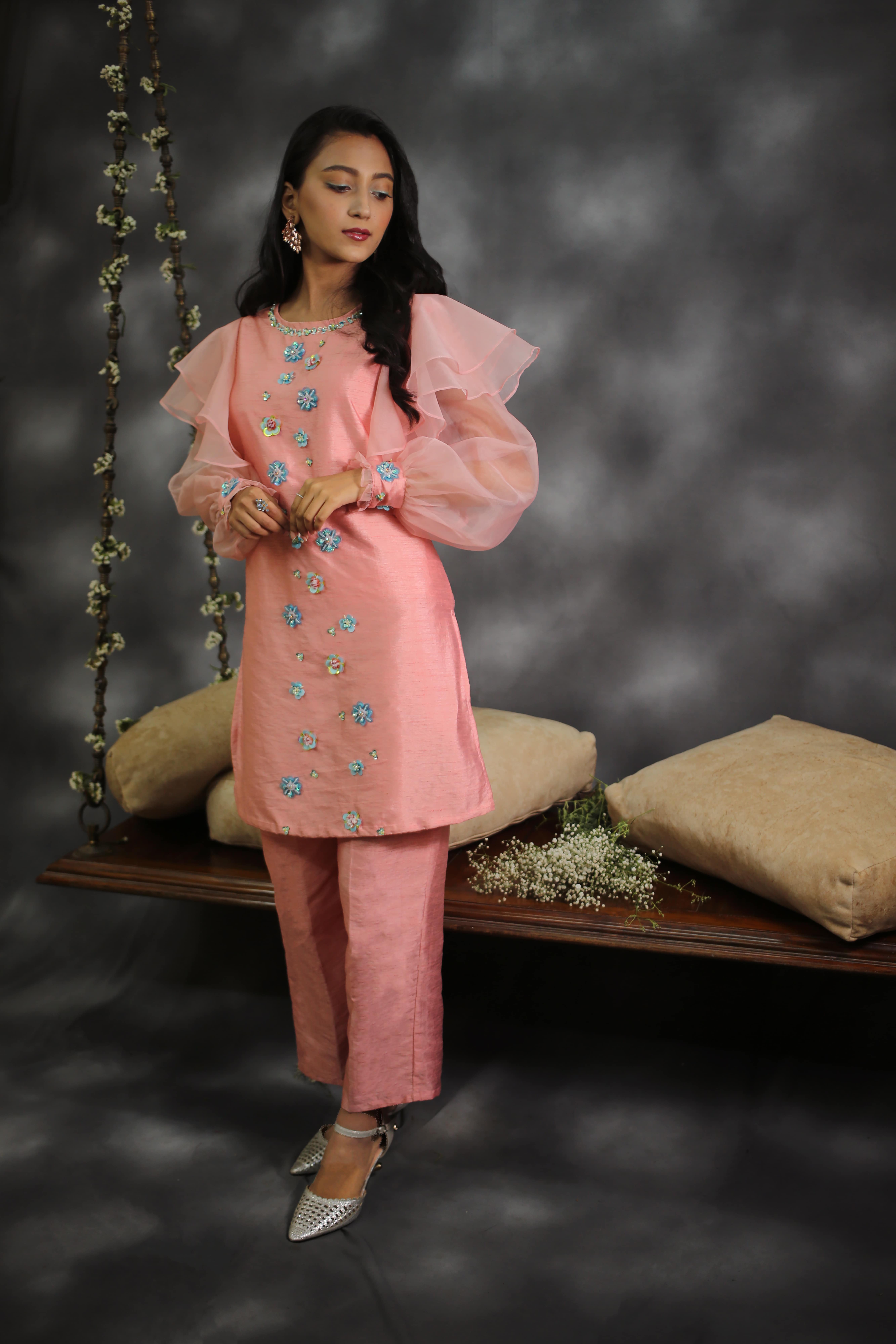 Signature Embroidered Dress